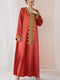 KTX-7982839431384 Fashion Solid Color Lace Kaftan