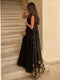 KTX-7982699938008 Black sling dress + sequin embroidered sleeveless cardigan