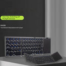 HPW-0510003 Foldable Multi-Frequency Portable Bluetooth Wireless Keyboard