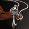 N004 Titanium fashion chain free 316L stainless steel vintage pendant necklace