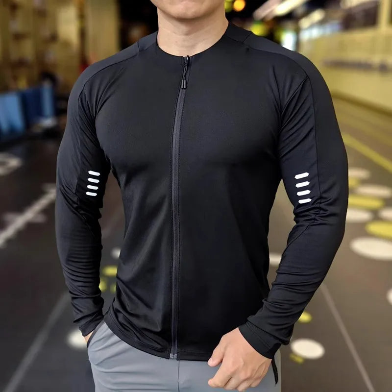 LKX-040801 Men's, Breathable, Uv Protection, Quick Drying, Thin, Lightweight, Long Sleeve, Jacket