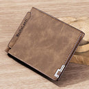 KM-106 Premium Leather Wallet for Men - Brown