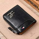 KM -141 Leather Anti-Theft Wallet for Men