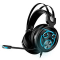 G868 Gaming Headset Cool LED Light 3.5 Stereo Version with Soft Earmuff