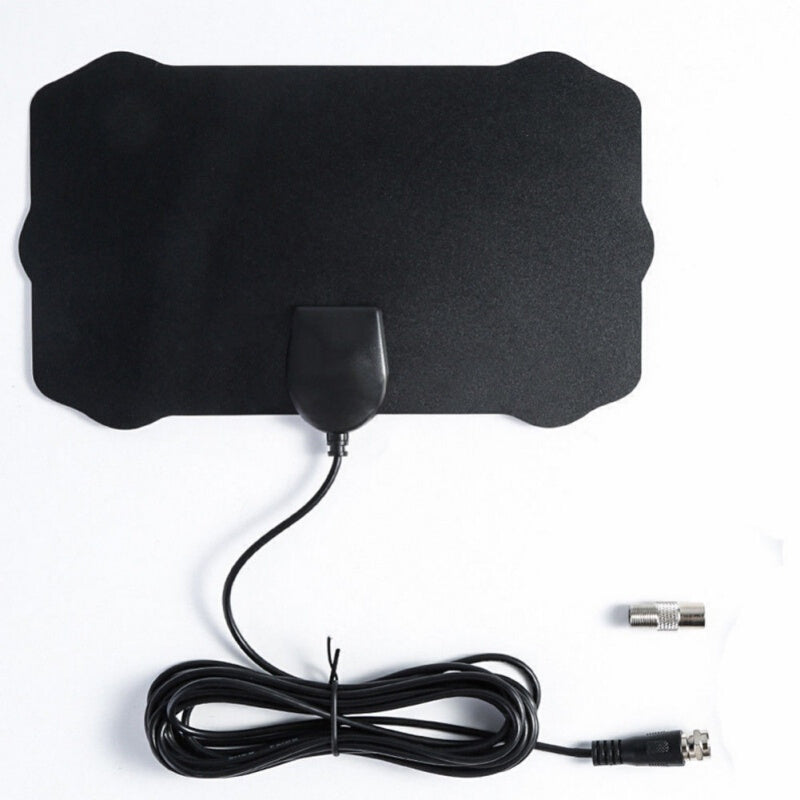 1080P 4K 25DB Digital TV Antenna - Black