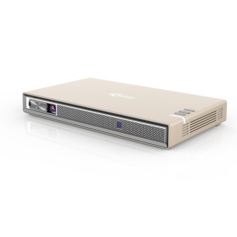 1080P T5 Toumei Portable Mini Projector - Gold