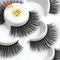 10 Pairs 3D Mink Natural Hair False Eyelashes - Black