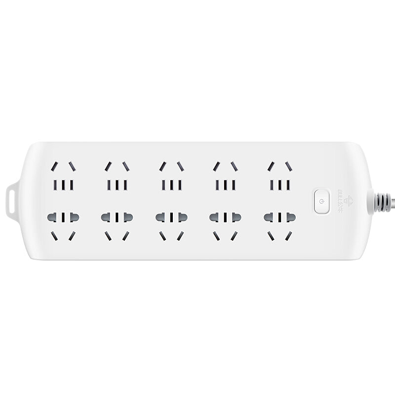 10 Sub Controls Premium 3m Surge Protectors - White