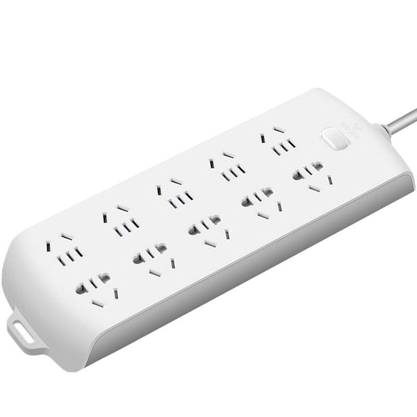 10 Sub Controls Premium 3m Surge Protectors - White