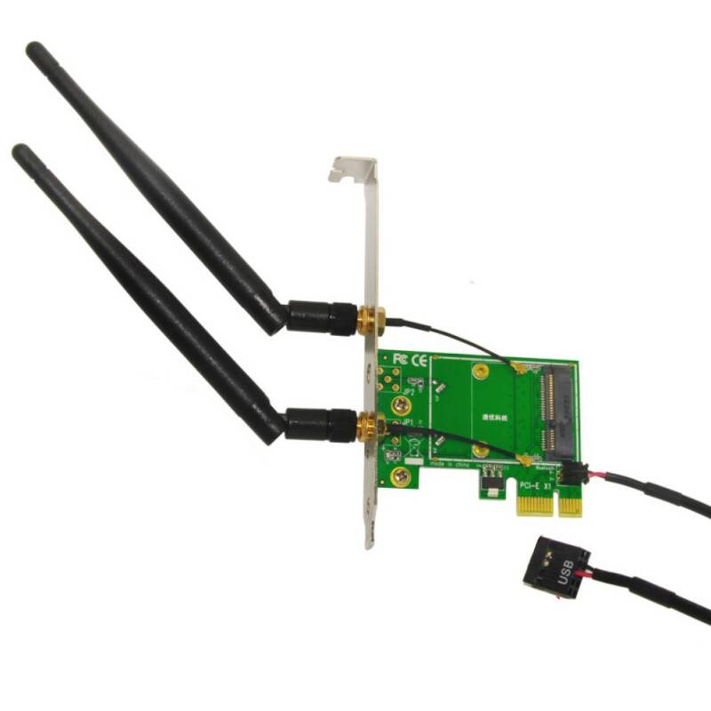 Removable Premium 2 Antennas Bluetooth Network Card - 2U