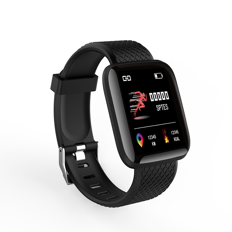 116plus IP67 Premium Smart Wristband - Black