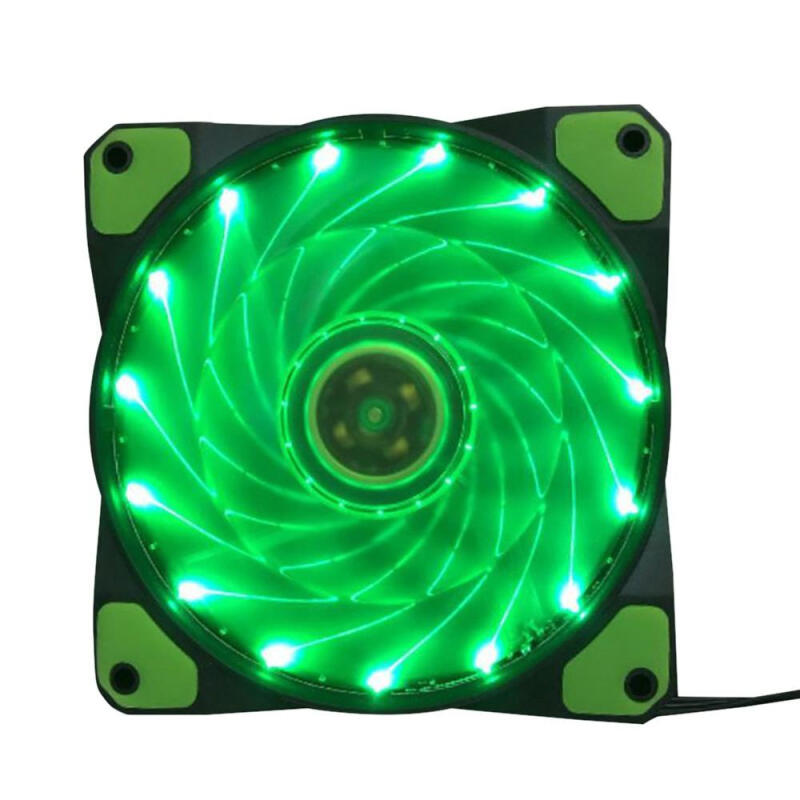 120mm,12CM Fan,12VDC 3P IDE 4pin Led Cooling Fan - Green