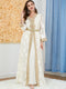 KTX-7982836744408 Golden Lace Belt Design Single Breasting Dress and Outerwear Suit