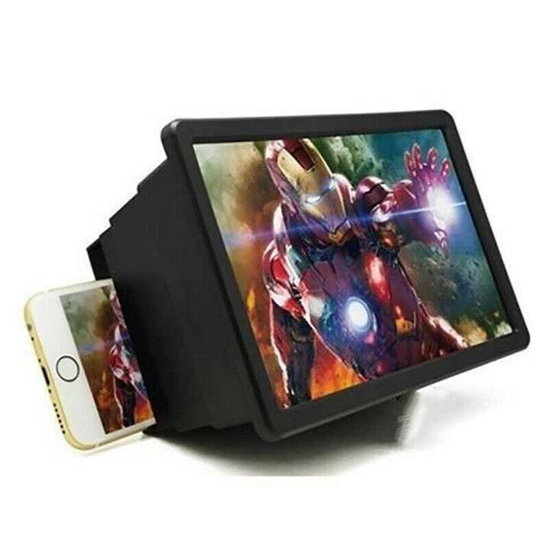 3D Premium Mobile Screen Magnifier - Black