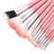 12Pcs Premium Beginner Brushes Set - Pink