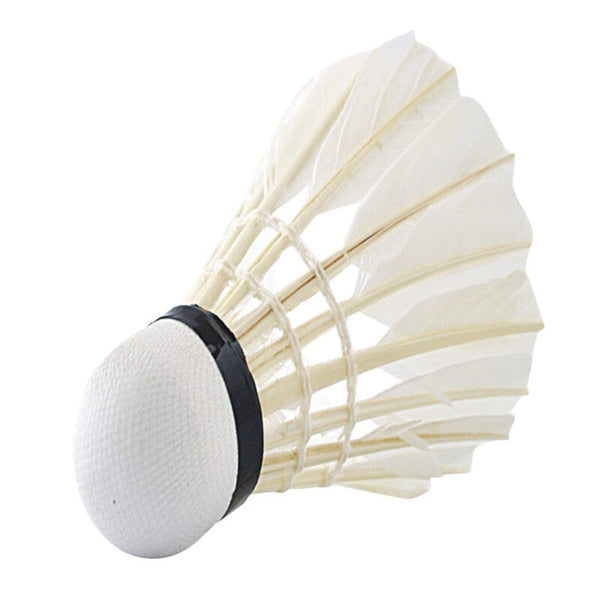 12 Pcs Premium Feather Shuttlecocks - White