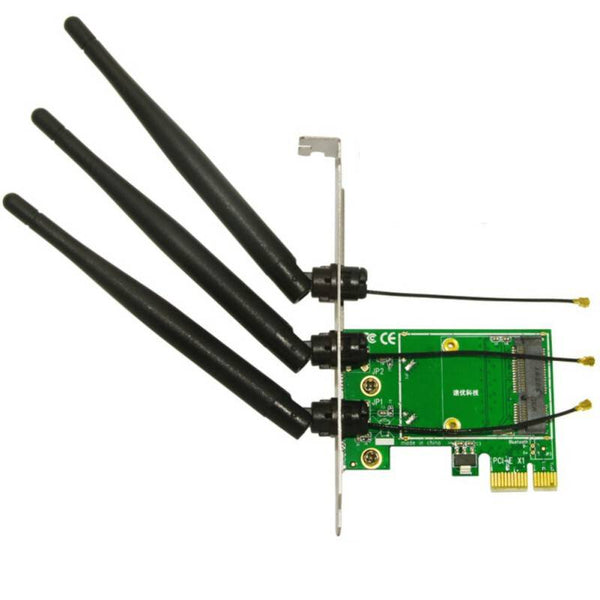 Assembled Premium 3 Antennas Wireless Network Card - 2U