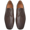 Lace-up shoes for men Brown 40 PU leather