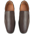 Men's loafers Brown size 41 PU leather