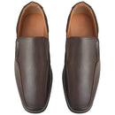 Men's loafers Brown size 41 PU leather