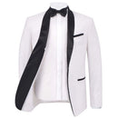 Two-piece evening suit Black Tie Smoking Men's size 54 White