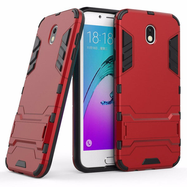 Shockproof Premium Samsung Hard Case - Red