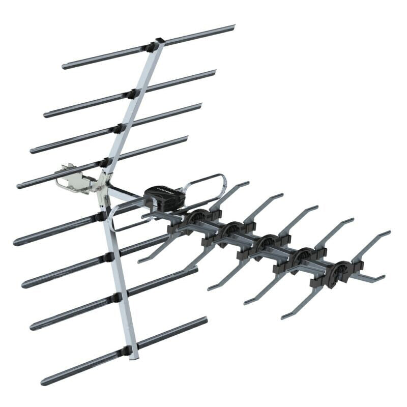 150 Mile HDTV Outdoor Digital TV Antenna - Silver