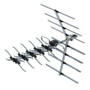 150 Mile HDTV Outdoor Digital TV Antenna - Silver