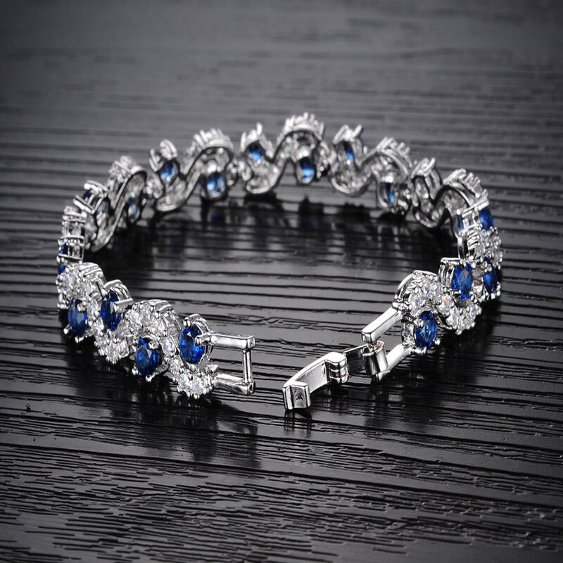 18K High Quality Fashion Jewelry - Blue