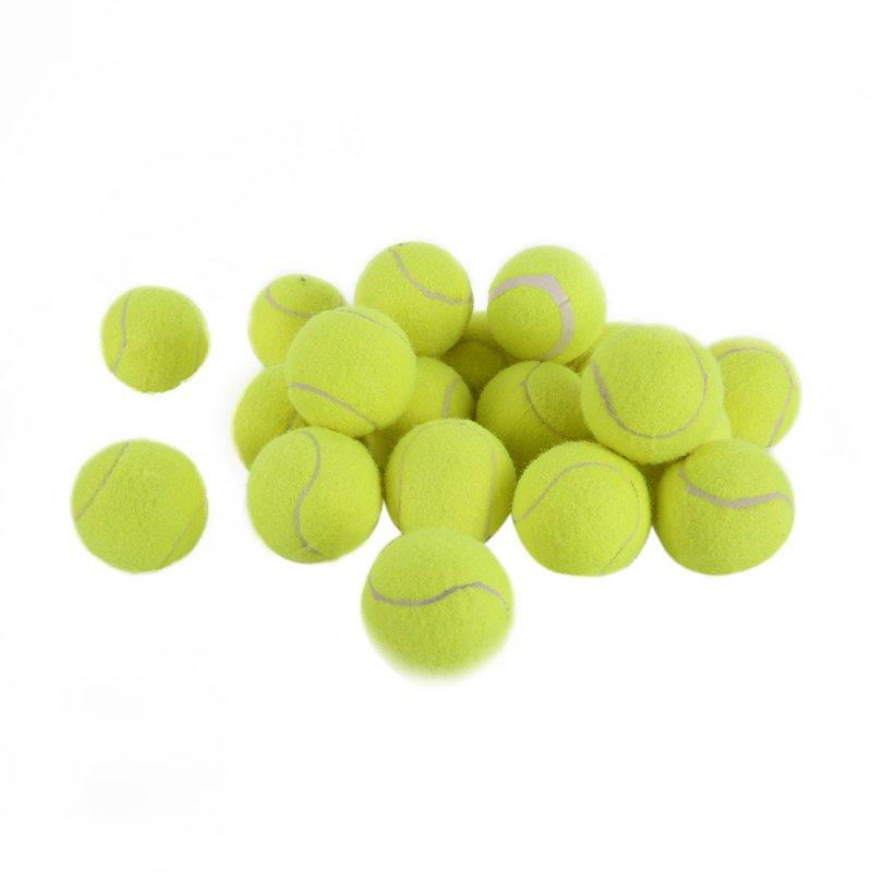 18 Pcs Premium High Elasticity Tennis Balls - Yellow