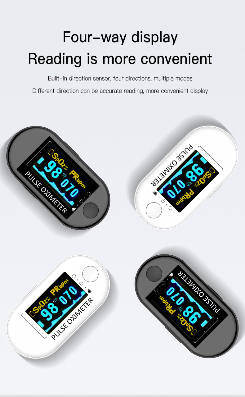 blood oxygen saturation monitor finger pulse oximeter heart rate meter finger clip pulse oximeter