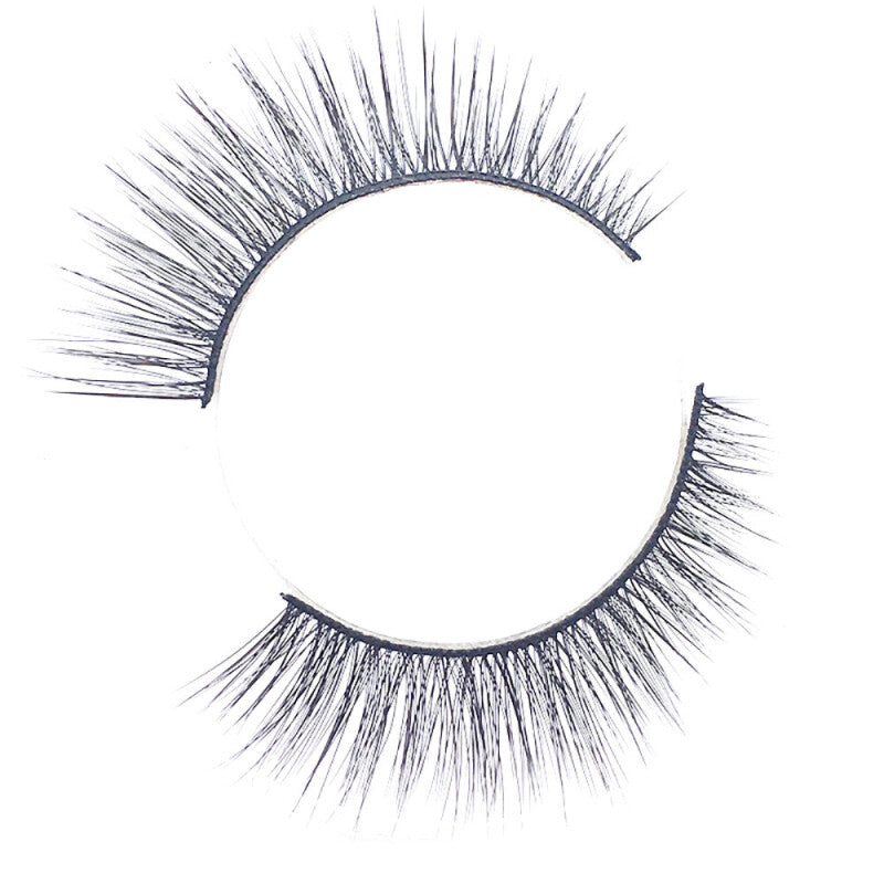 1 Pair Luxury 3D Fluffy False Eyelashes - Black