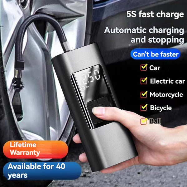 ABD-041001 Car Inflatable Pump Small Car Portable Car Electric Tire Electric Car Motorcycle Wireless Automatic Inflatable Pump