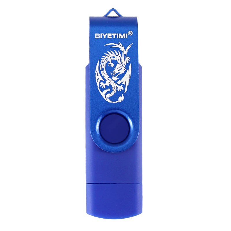 Biyetimi Premium Dragon Usb Flash Drive - Blue