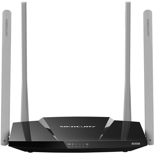 Mercury Premium Four Antenna Wireless Wifi - Black