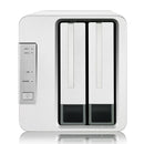 F2-210 Premium Dual-Disc Network Storage Server - White