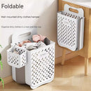 KT-12-08-003 Dirty Clothes Basket For Home Use, Clothes Storage Basket Bucket, Laundry Basket, Folding Wall Mounted, Bathroom Bathroom, Shower Put Clothes God- 2 pieces