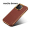 LKX-0410-2 Genuine Leather, Electroplating, Apple Phone Case, Full Package, Anti-Wrestling, New, Full Wrap-Around Edge