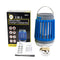 1pc Electric Shock Fly Bug Mosquito Insect LED Light Trap Pest Mosquito lamp - Blue