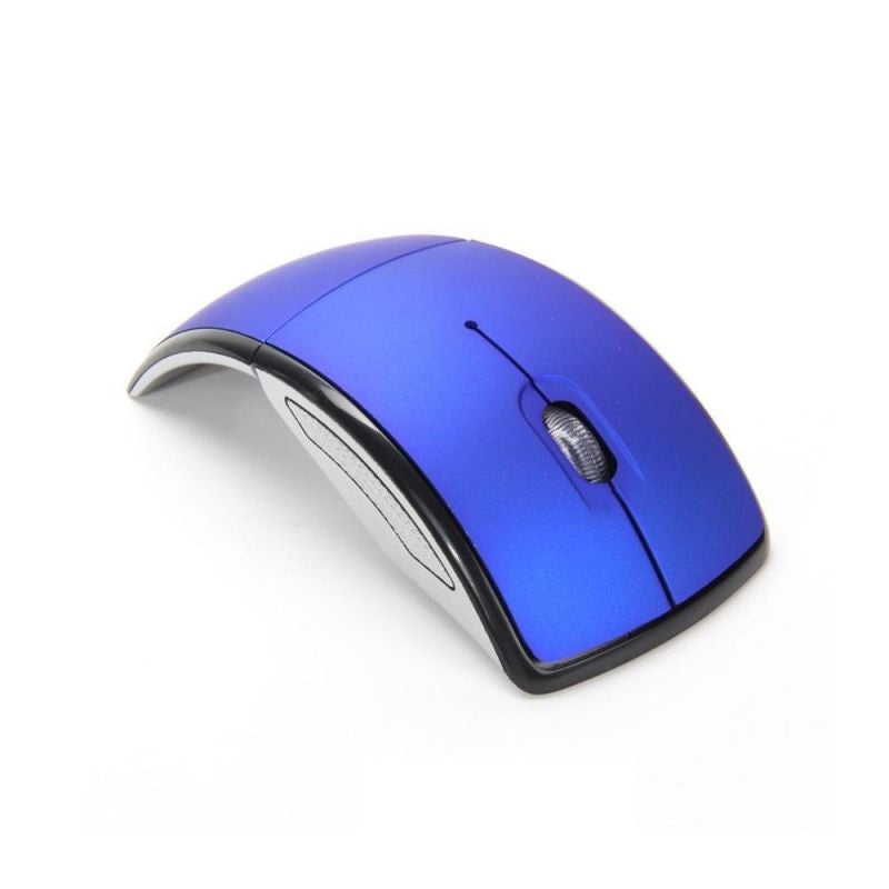 2.4Ghz Durable Foldable Wireless Mouse - Blue