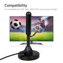 200 Mile Indoor USB Antenna TV Digital HD - White/Red/Black