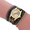 2017 Premium Vintage Multilayer Wristwatch - Black