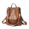 Fashionable Womens Leather Travel Bag - Brown