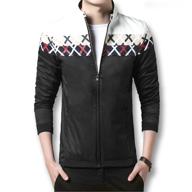 2020 New Arrival Fashionable Slim Fit Jacket - Black