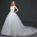 2020 New Style Big Tail Wedding Dress - White