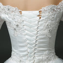 2020 New Style Halter Strap Wedding Dress - White