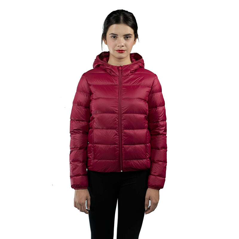 2020 New Women's Thin Down Jacket - Red