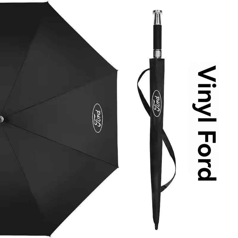 ABD-042507 Car Label Umbrella for Rolls-Royce Mercedes-Benz Bmw Audi Volkswagen Vinyl Golf Long Handle Umbrella