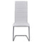 2PCS Cantilever Dining Chairs with High Backrest