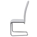 2PCS Cantilever Dining Chairs with High Backrest